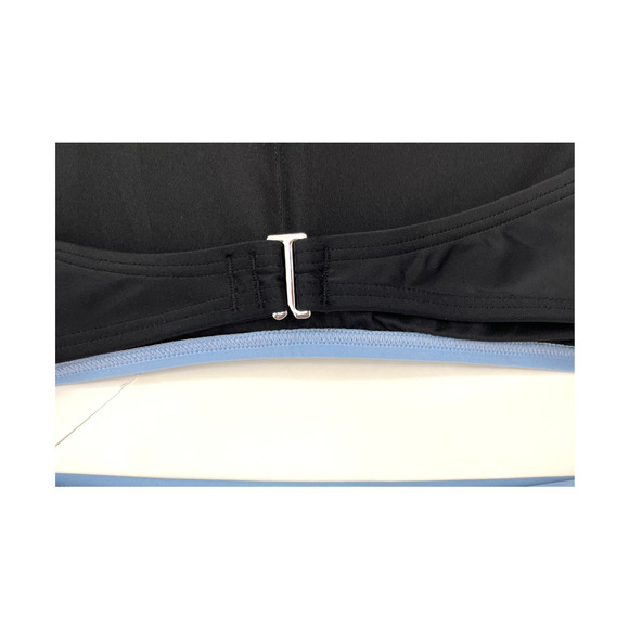 DKNY Bandeau Bikini Top Swimsuit Black & Pink Medium NWT $136 - Picture 3 of 4